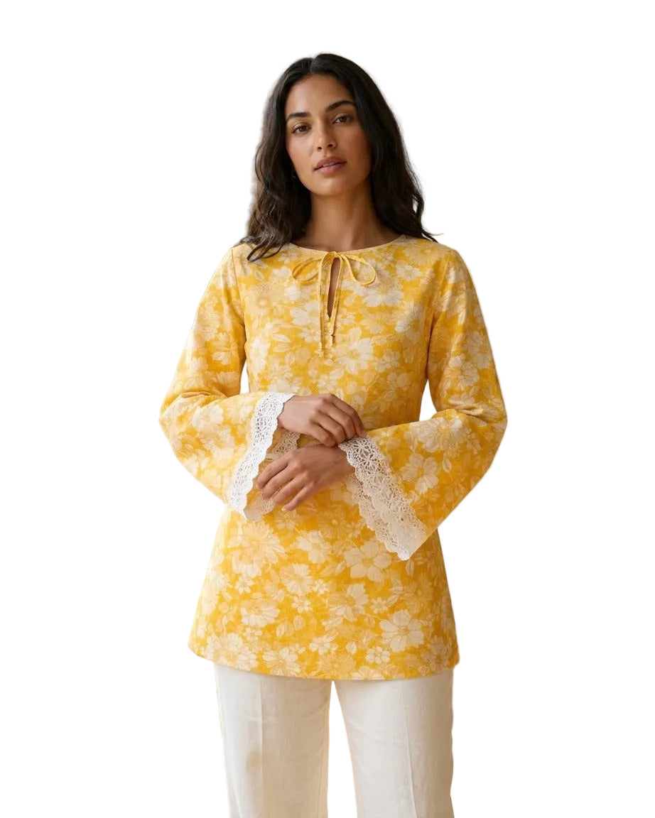 Sunshine Bloom Kurti