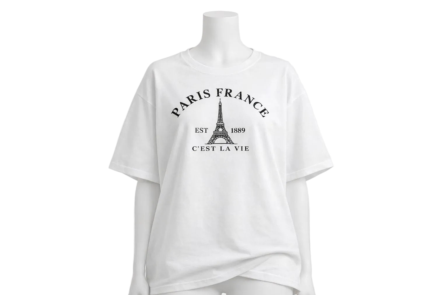 Paris C’est La Vie Oversized Tee
